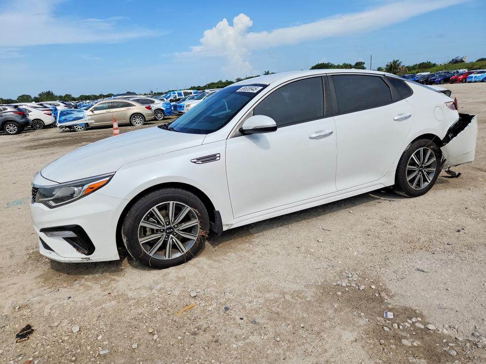 2019 Kia Optima VIN 5XXGT4L37KG365960 COPART salvage auction — REAR END, Fl - Cert Of Title Slvg Rebuildable, sold $1,250 on 2026-07-09 (photo 1)