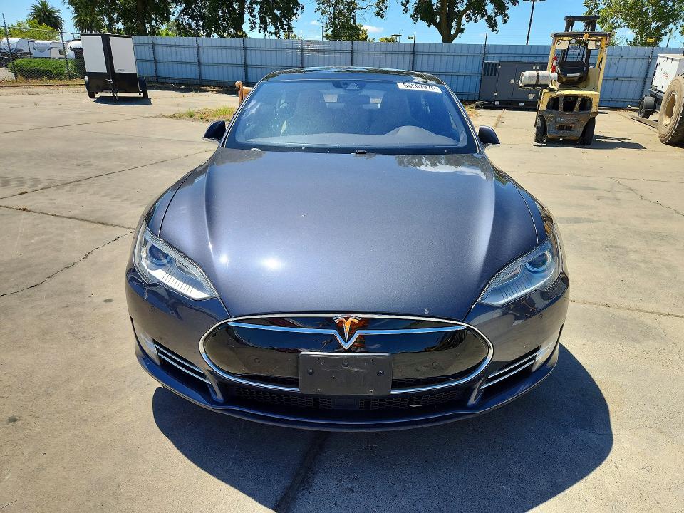 2015 Tesla Model s VIN 5YJSA1E29FF119696 COPART salvage auction — REAR END, Ca - Salvage Certificate, sold $4,800 on 2026-07-20 (photo 5)