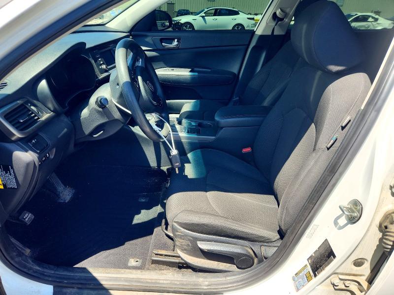 2016 Kia Optima VIN KNAGT4L37G5076926 COPART salvage auction — FRONT END, Salvage Title, sold $550 on 2026-07-14 (photo 7)