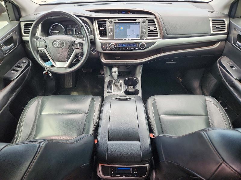 2016 Toyota Highlander VIN 5TDKKRFH6GS504662 COPART salvage auction — REAR END, Nc - Salvage Certificate Of Title, sold $6,800 on 2026-07-22 (photo 8)