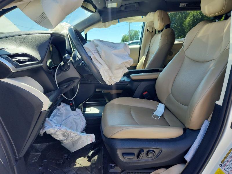 2021 Toyota Sienna VIN 5TDYRKEC6MS026628 COPART salvage auction — FRONT END, Nc - Salvage Certificate Of Title, sold $11,300 on 2026-08-19 (photo 7)