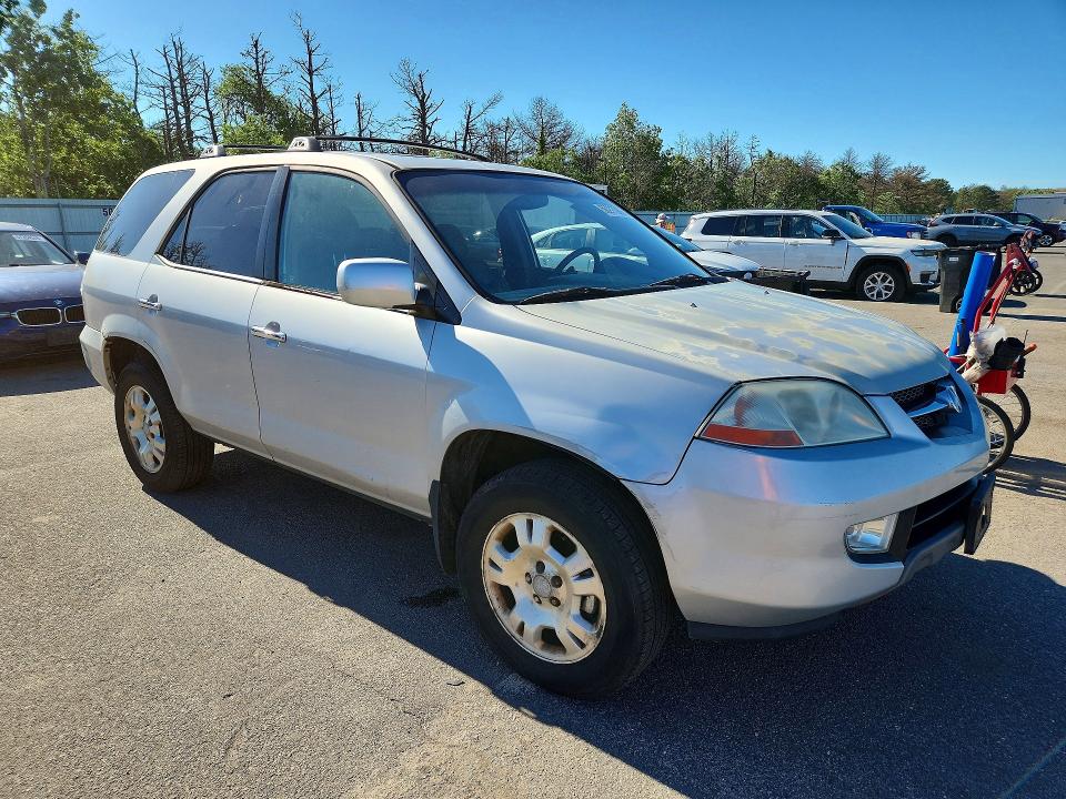 2001 Acura Mdx VIN 2HNYD18261H521895 COPART salvage auction — FRONT END, Ny - Mv-907A Salvage Certificate, sold $425 on 2026-07-08 (photo 4)