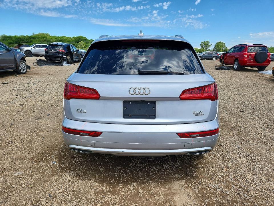 2018 Audi Q5 VIN WA1ANAFYXJ2195419 COPART salvage auction — SIDE, Il - Salvage Certificate, sold $2,000 on 2026-07-29 (photo 6)