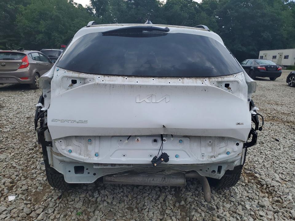 2023 Kia Sportage VIN 5XYK7CAF7PG014149 COPART salvage auction — REAR END, Ma - Cert Of Title-Salvage, sold $300 on 2026-07-29 (photo 6)