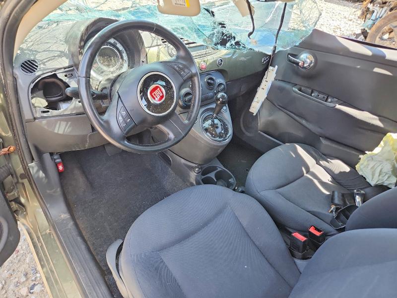2012 Fiat 500 VIN 3C3CFFAR0CT254511 COPART salvage auction — ROLLOVER, Mi - Certificate Of Title, sold $450 on 2026-08-13 (photo 8)