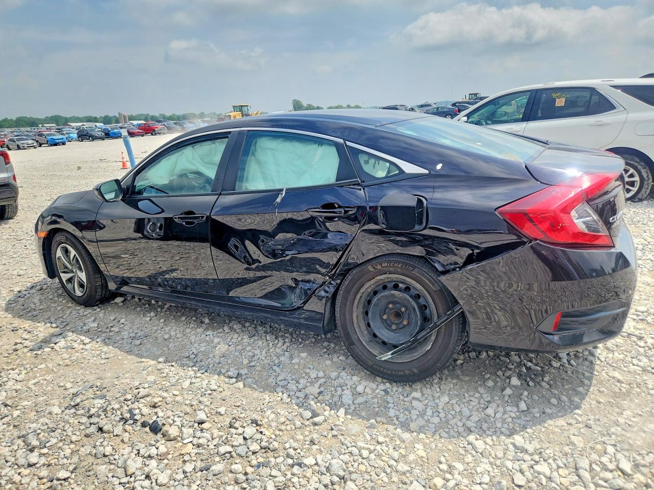 2017 Honda Civic VIN 19XFC2F50HE045877 COPART salvage auction — Rear End, MI - CERTIFICATE OF TITLE, sold $2,050 on 2026-07-02 (photo 2)
