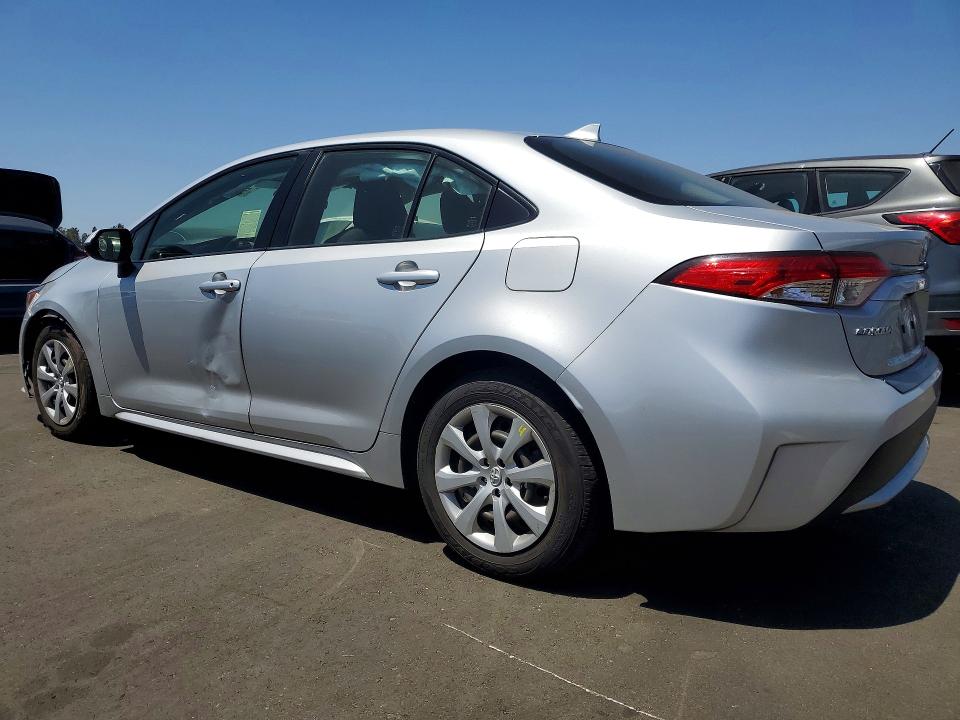2020 Toyota Corolla VIN JTDEPRAE2LJ066175 COPART salvage auction — SIDE, Ca - Salvage Certificate, sold $4,700 on 2026-07-08 (photo 2)