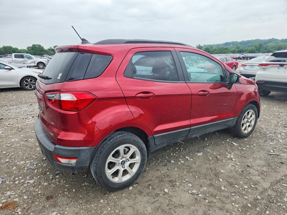 2018 Ford Ecosport VIN MAJ3P1TE8JC209403 COPART salvage auction — HAIL, Wv - Salvage Certificate, sold $3,000 on 2026-07-13 (photo 3)