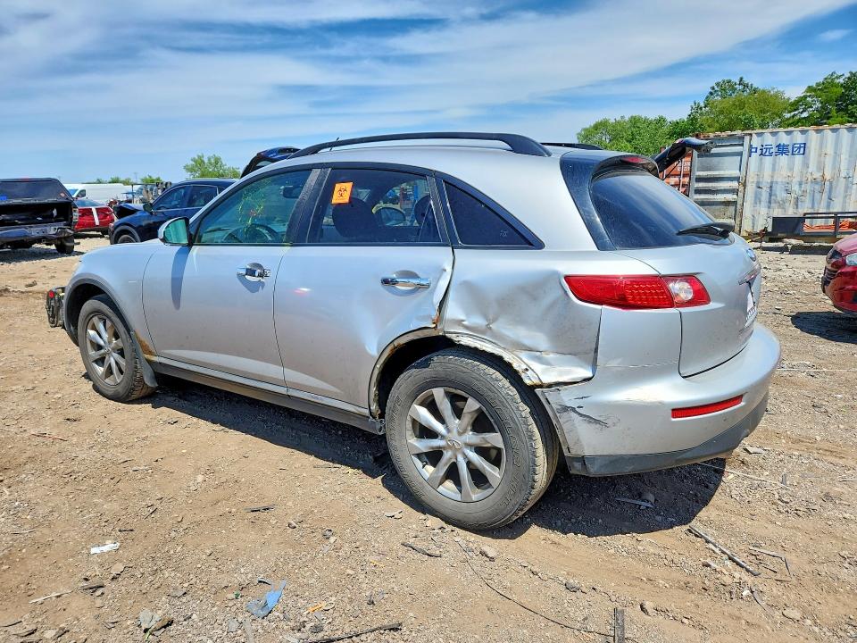 2008 Infiniti Fx35 VIN JNRAS08W98X206265 COPART salvage auction — SIDE, Il - Salvage Certificate, sold $400 on 2026-07-10 (photo 2)