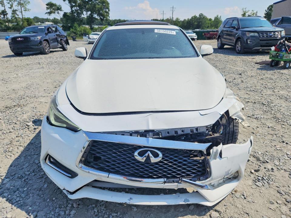 2018 Infiniti Q60 VIN JN1EV7EK7JM342438 COPART salvage auction — FRONT END, GA - CERT OF TITLE-SALVAGE, sold $2,250 on 2026-07-30 (photo 5)