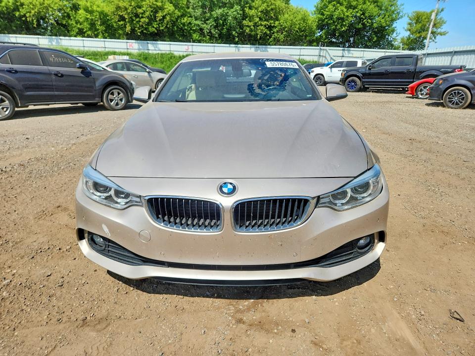 2015 BMW 4er VIN WBA3V5C5XFP753647 COPART salvage auction — SIDE, Salvage Title, sold $1,950 on 2026-07-22 (photo 5)