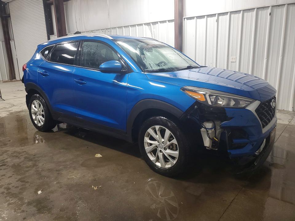 2019 Hyundai Tucson VIN KM8J33A44KU000704 COPART salvage auction — FRONT END, Nc - Certificate Of Title, sold $100 on 2026-07-28 (photo 4)