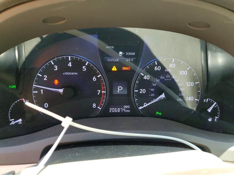 2015 Lexus VIN JTJBK1BA7F2472866 COPART salvage auction — FRONT END, Md - Cert Of Salvage > 75% Damage, sold $4,900 on 2026-07-28 (photo 9)