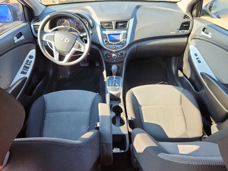 2012 Hyundai Accent VIN KMHCT5AE3CU015645 COPART salvage auction — SIDE, OH - CERT OF TITLE-SALVAGE, sold $400 on 2026-07-16 (photo 8)