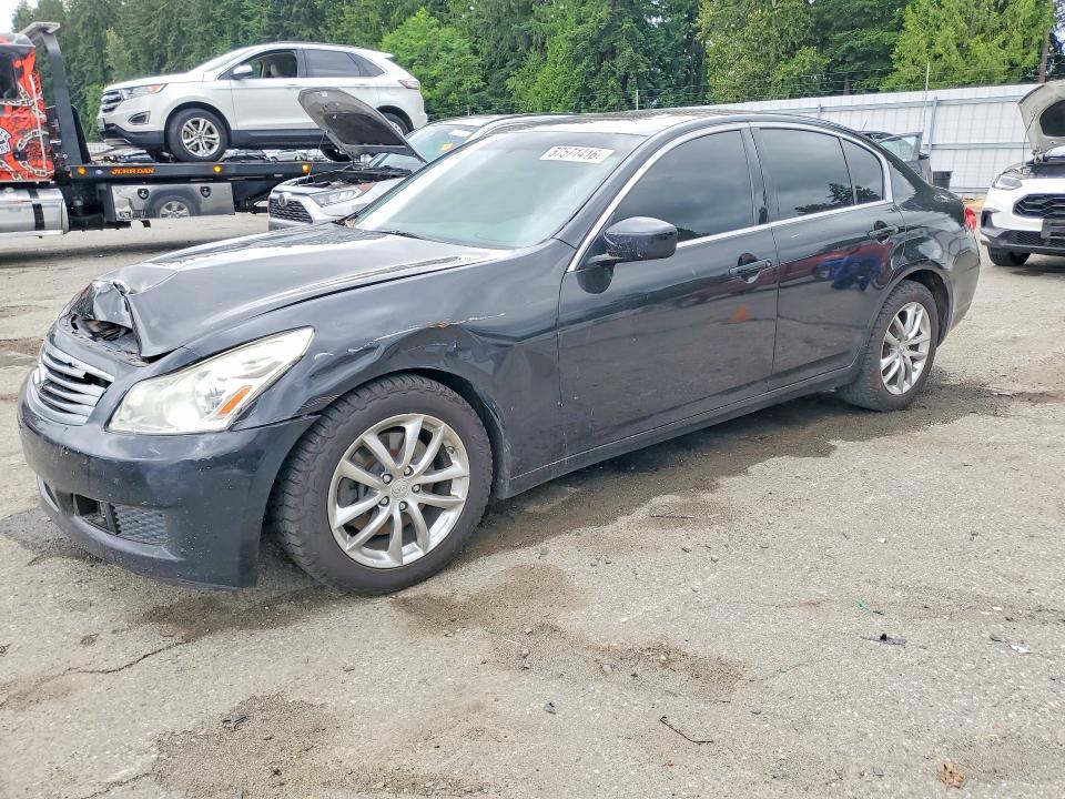 2009 Infiniti G VIN JNKCV61F89M363879 COPART salvage auction — FRONT END, Wa - Bill Of Sale, sold $325 on 2026-07-13 (photo 1)