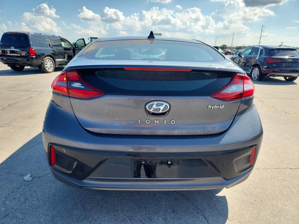 2019 Hyundai Ioniq VIN KMHC85LC6KU110924 COPART salvage auction — WATER/FLOOD, LA - CERT OF TITLE-SALVAGE FLOOD, sold $1,100 on 2026-07-22 (photo 6)