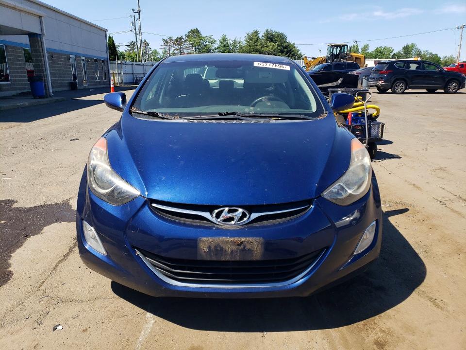 2013 Hyundai Elantra VIN KMHDH4AE2DU503275 COPART salvage auction — SIDE, Ct - Cert Of Title-Salvage, sold $675 on 2026-07-17 (photo 5)