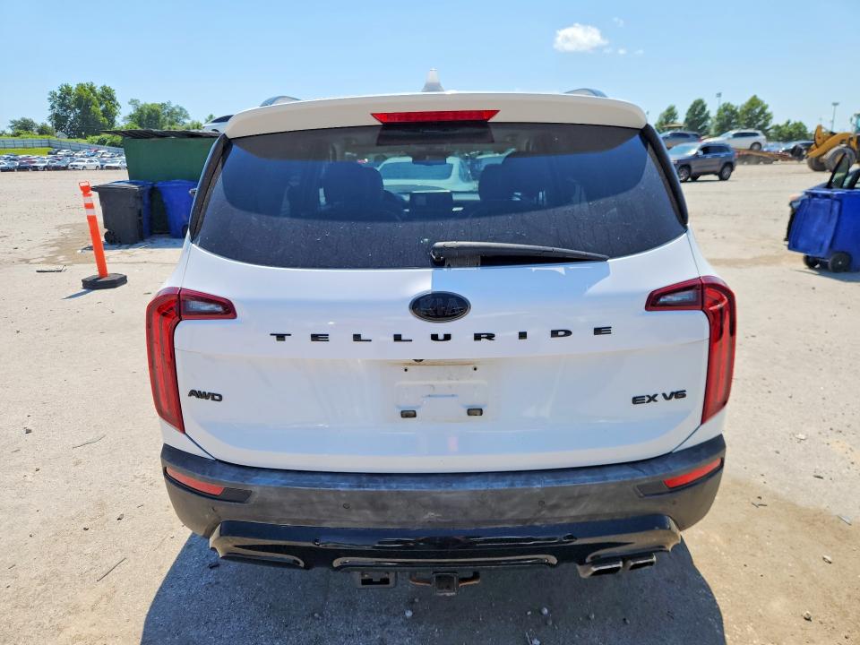 2021 Kia Telluride VIN 5XYP3DHC2MG123746 COPART salvage auction — HAIL, ID - SALVAGE CERTIFICATE OF TITLE, sold $7,300 on 2026-07-28 (photo 6)