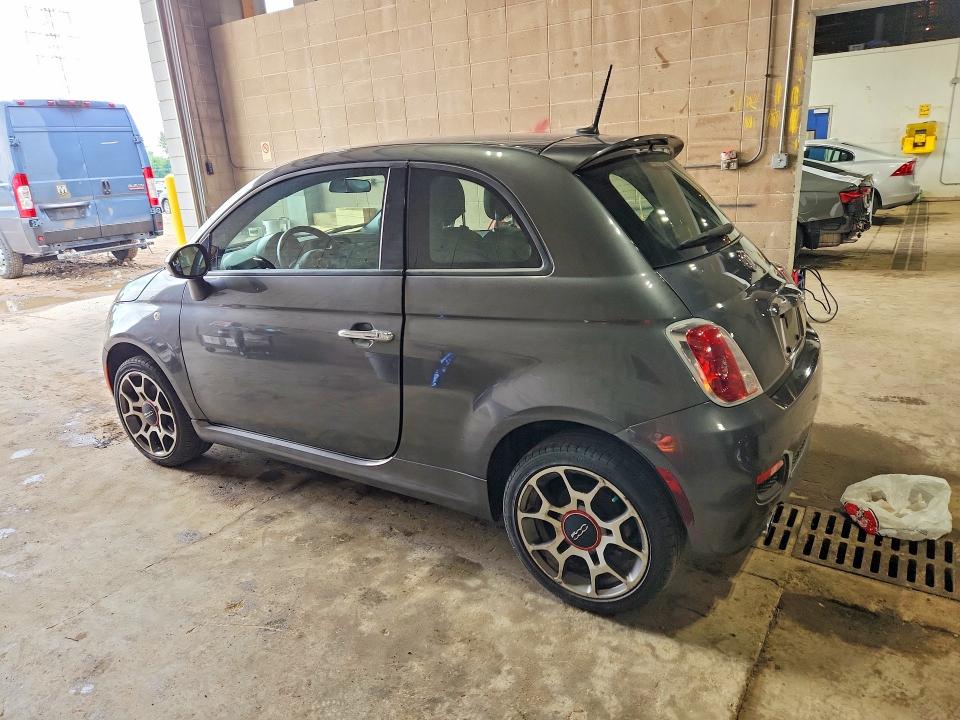 2015 Fiat 500 VIN 3C3CFFBR6FT582003 COPART salvage auction — MECHANICAL, Mn - Certificate Of Title, sold $525 on 2026-08-11 (photo 2)