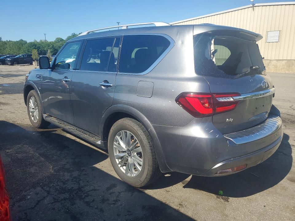 2018 Infiniti Qx80 VIN JN8AZ2NEXJ9191213 COPART salvage auction — REAR END, RI - SALVAGE CERTIFICATE OF TITLE, sold $9,500 on 2026-07-30 (photo 2)