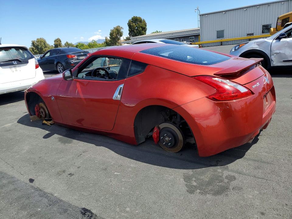 2014 Nissan 370z VIN JN1AZ4EH7EM631430 COPART salvage auction — VANDALISM, Ca - Salvage Certificate, sold $1,200 on 2026-07-29 (photo 2)