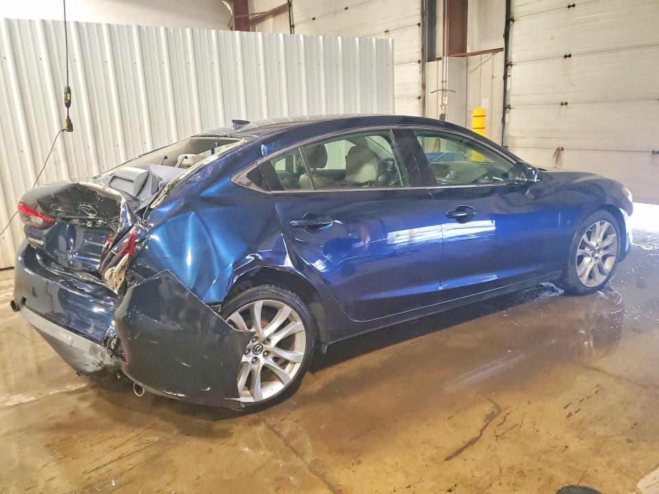 2017 Mazda 6 VIN JM1GL1V56H1119340 COPART salvage auction — REAR END, Pa - Certificate Of Salvage, sold $725 on 2026-07-17 (photo 3)