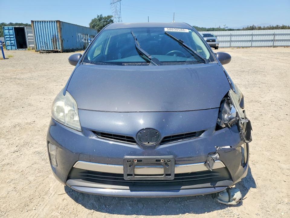 2014 Toyota Prius VIN JTDKN3DP4E3057004 COPART salvage auction — FRONT END, Ca - Salvage Certificate, sold $6,300 on 2026-07-10 (photo 5)