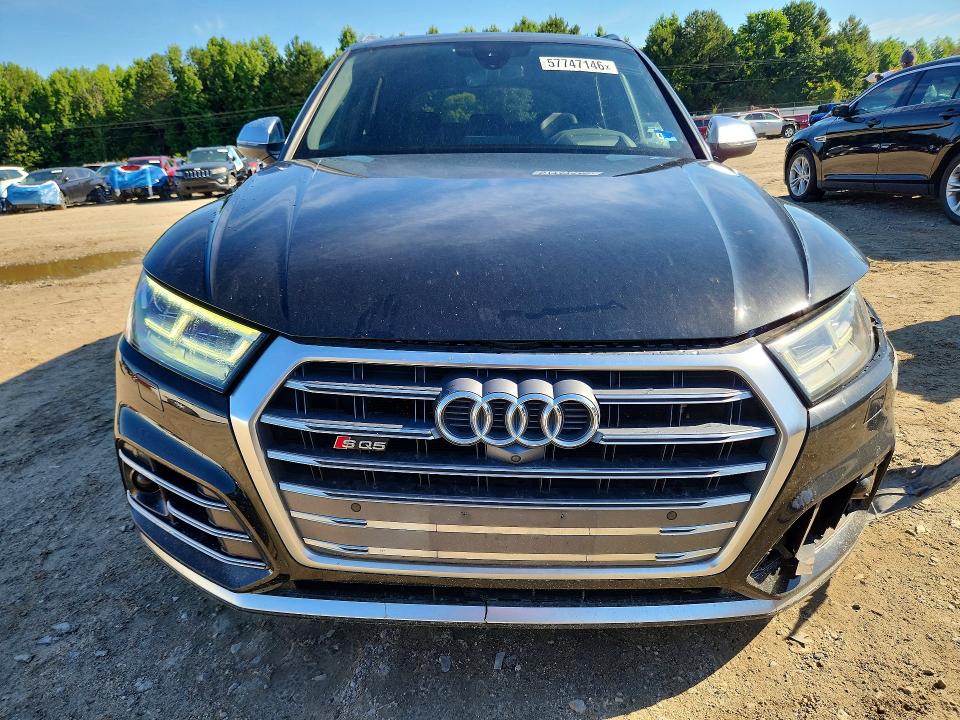 2018 Audi Sq5 VIN WA1C4AFY7J2121077 COPART salvage auction — FRONT END, Va - Cert Of Title - Salvage, sold $6,200 on 2026-07-28 (photo 5)