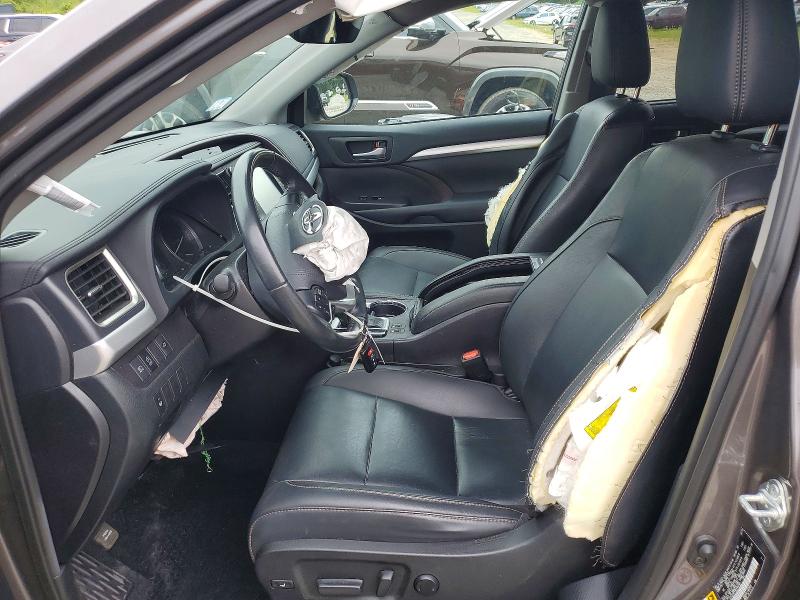 2019 Toyota Highlander VIN 5TDJZRFH1KS700363 COPART salvage auction — FRONT END, MA - CERT OF TITLE-SALVAGE (P), sold $2,600 on 2026-07-23 (photo 7)