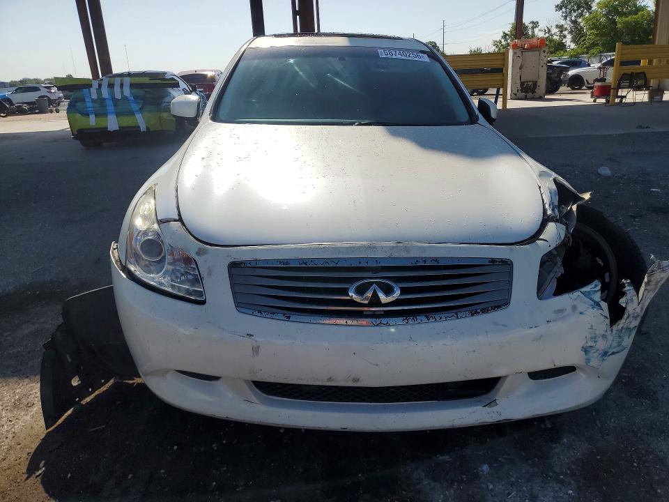 2008 Infiniti G35 VIN JNKBV61E48M204973 COPART salvage auction — FRONT END, FL - CERT OF TTL-REBUILT&SLVG RBLD, sold $425 on 2026-07-17 (photo 5)