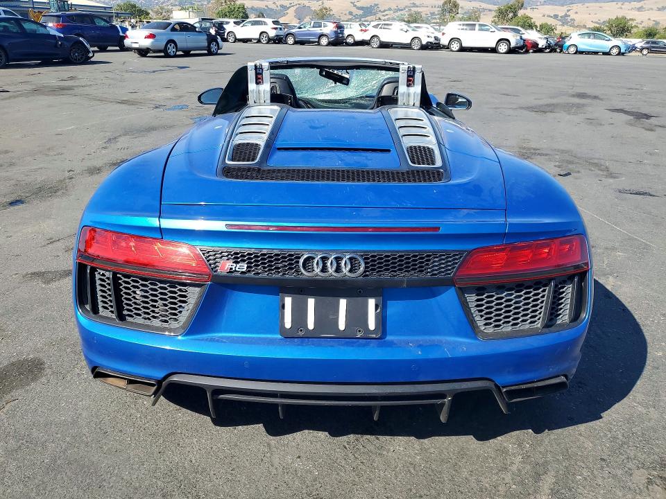 2017 Audi R8 VIN WUAVACFX7H7905009 COPART salvage auction — FRONT END, Ca - Salvage Certificate, sold $38,500 on 2026-08-27 (photo 6)