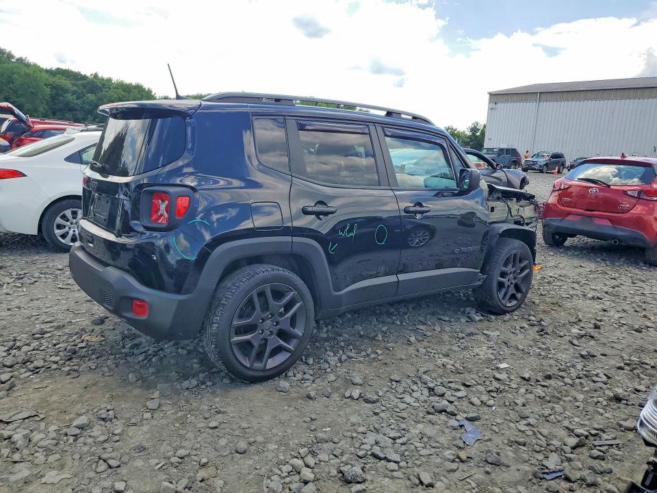 2021 Jeep VIN ZACNJDBB6MPN28440 COPART salvage auction — FRONT END, Nj - Cert Of Title-Salvage, sold $4,300 on 2026-07-08 (photo 3)