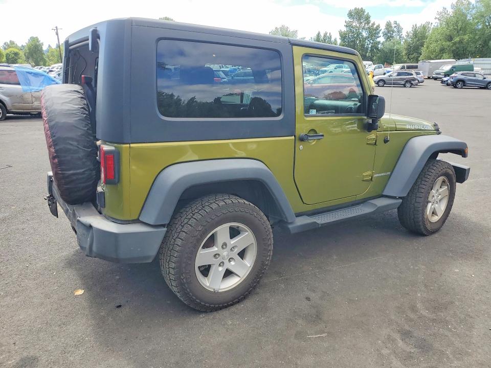 2007 Jeep Wrangler / VIN 1J4GA64147L108237 COPART salvage auction — REAR END, Or - Salvage Title Certificate, sold $725 on 2026-08-10 (photo 3)