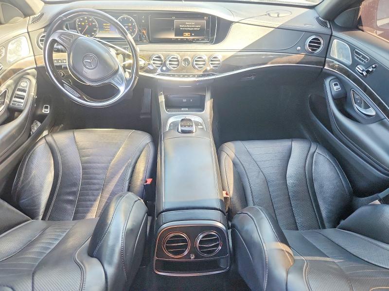 2016 Mercedes-benz S-klasse VIN WDDUG8CB4GA207607 COPART salvage auction — MINOR DENT/SCRATCHES, Nv - Certificate Of Title, sold $13,900 on 2026-07-29 (photo 8)