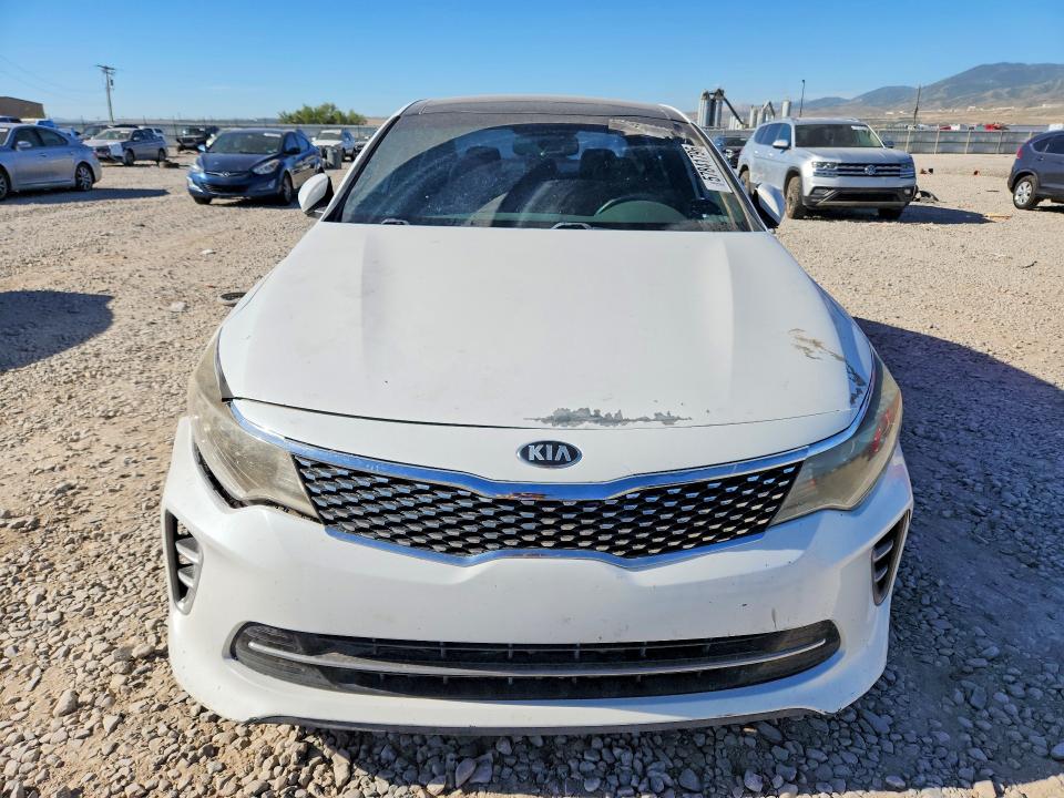 2016 Kia Optima VIN 5XXGW4L25GG024871 COPART salvage auction — FRONT END, Nm - Certificate Of Title, sold $1,700 on 2026-07-07 (photo 5)