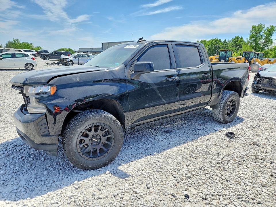 2019 Chevrolet Silverado VIN 3GCUYEED9KG302582 COPART salvage auction — FRONT END, Mi - Certificate Of Title, sold $7,200 on 2026-07-30 (photo 1)