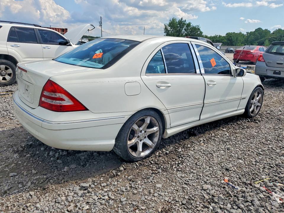 2007 Mercedes-benz C-klasse VIN WDBRF52H17A935262 COPART salvage auction — FRONT END, Al - Cert Of Title-Salvage Title, sold $225 on 2026-07-07 (photo 3)