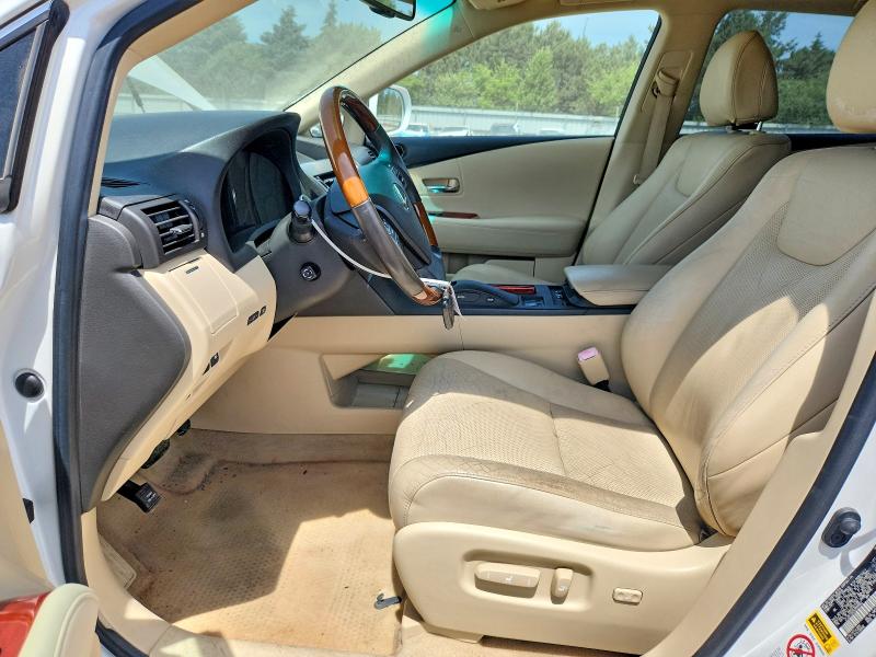 2010 Lexus Rx 350 VIN JTJZK1BA0A2000953 COPART salvage auction — FRONT END, IL - SALVAGE CERTIFICATE, sold $4,450 on 2026-07-21 (photo 7)