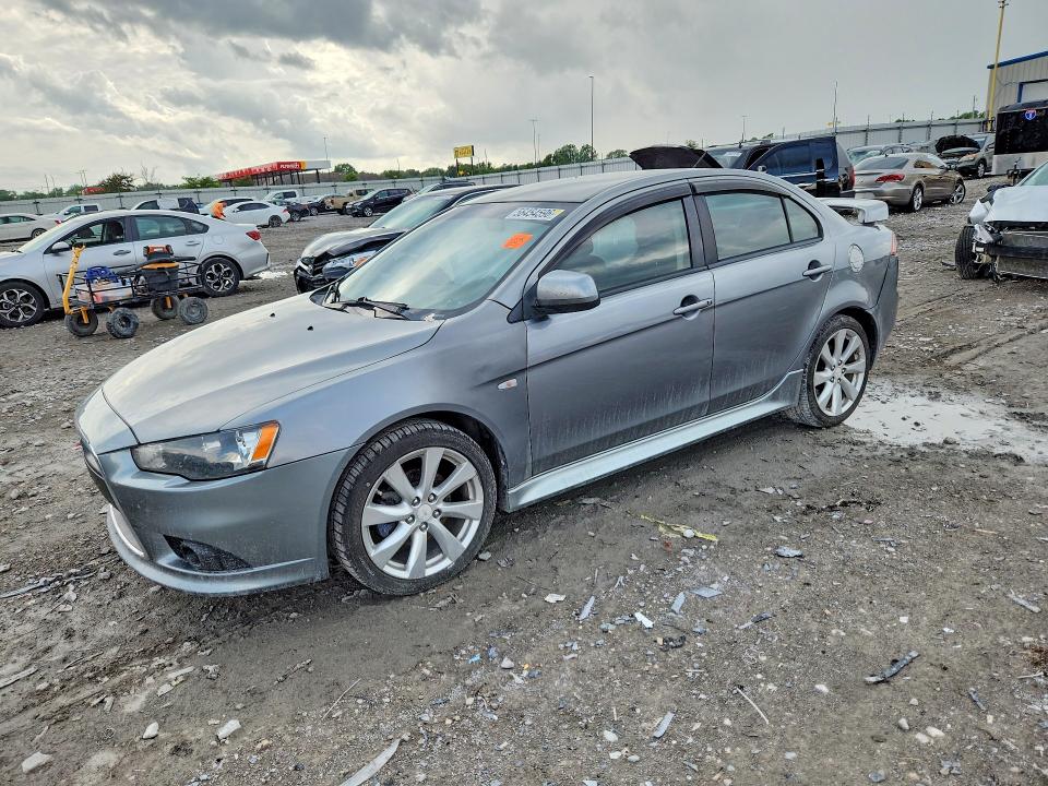 2014 Mitsubishi Lancer VIN JA32U8FW2EU013547 COPART salvage auction — SIDE, Il - Salvage Certificate, sold $1,300 on 2026-07-15 (photo 1)