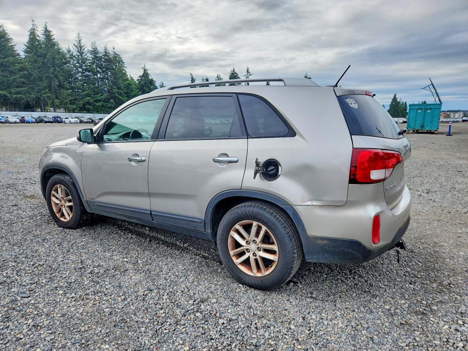 2015 Kia Sorento VIN 5XYKTDA77FG653771 COPART salvage auction — REAR END, Wa - Vehicle Cert Of Ownership-Titl, sold $1,850 on 2026-07-10 (photo 2)