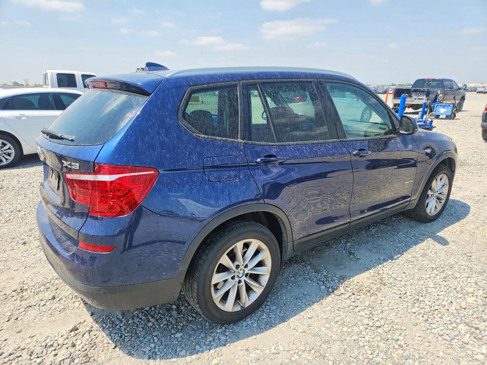 2015 BMW X3 VIN 5UXWX9C56F0D53340 COPART salvage auction — HAIL, Co - Certificate Of Title, sold $3,200 on 2026-07-14 (photo 3)