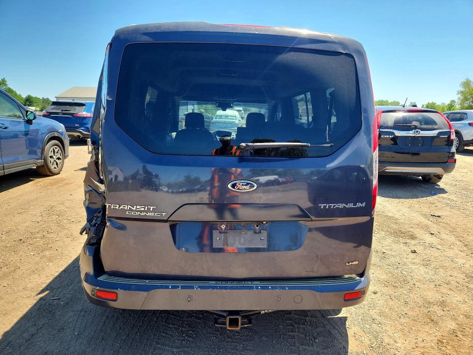 2014 Ford Transit connect VIN NM0GE9G76E1154377 COPART salvage auction — REAR END, Oh - Cert Of Title-Salvage, sold $1,750 on 2026-07-09 (photo 6)