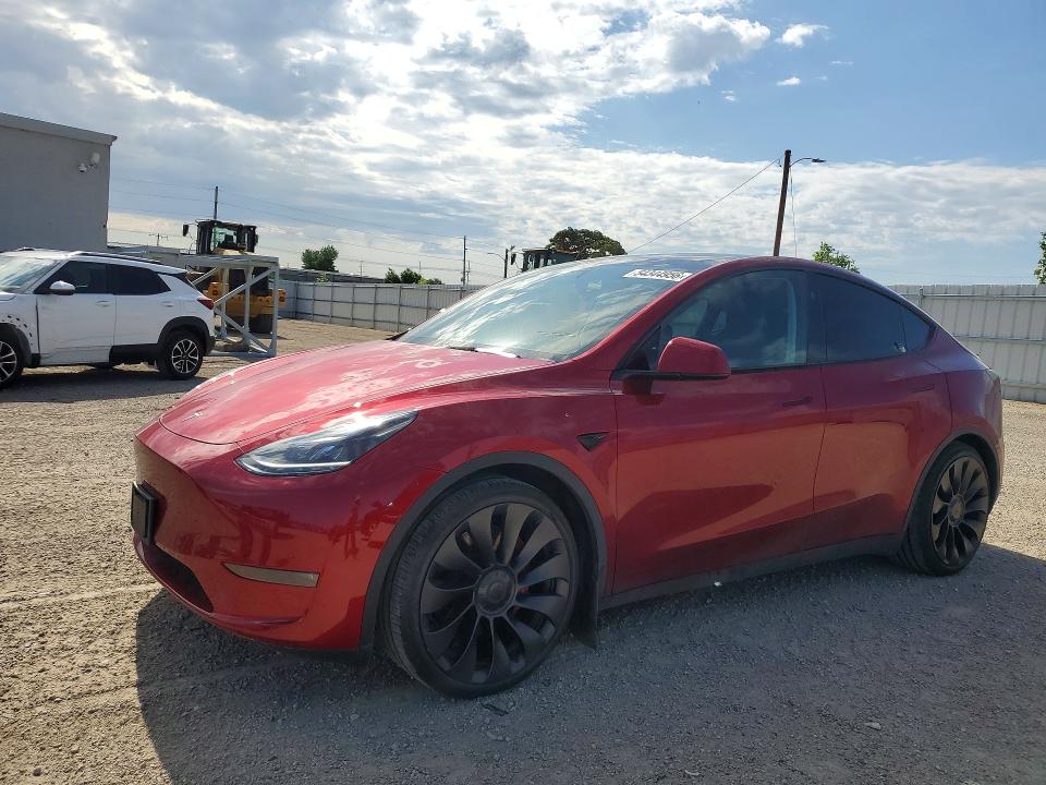 2024 Tesla Model y VIN 7SAYGDEF4RA284248 — COPART salvage auction photo