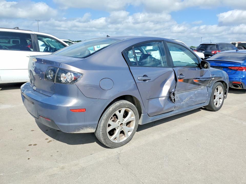 2008 Mazda 3 VIN JM1BK324481781082 COPART salvage auction — SIDE, TX - SALVAGE VEHICLE TITLE (P), sold $275 on 2026-07-16 (photo 3)