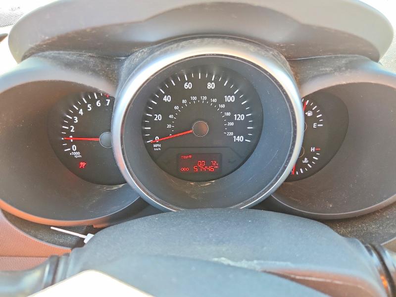 2013 Kia Soul VIN KNDJT2A61D7603191 COPART salvage auction — FRONT END, Il - Salvage Certificate, sold $450 on 2026-07-14 (photo 9)