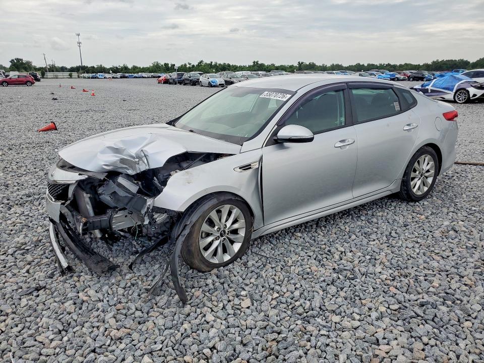 2018 Kia VIN 5XXGT4L32JG263769 COPART salvage auction — FRONT END, Fl - Cert Of Title Slvg Rebuildable, sold $1,000 on 2026-07-07 (photo 1)