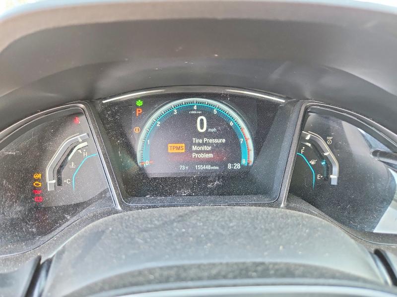 2017 Honda Civic VIN SHHFK7H51HU429284 COPART salvage auction — FRONT END, NY - MV-907A SALVAGE CERTIFICATE, sold $2,300 on 2026-07-22 (photo 9)