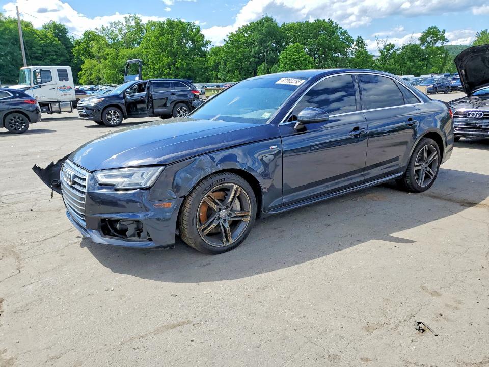 2017 Audi A4 VIN WAUENAF48HN021701 COPART salvage auction — FRONT END, Ny - Mv-907A Salvage Certificate, sold $3,400 on 2026-07-16 (photo 1)