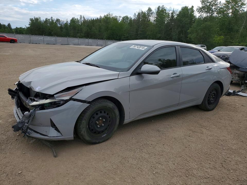 2022 Hyundai Elantra VIN KMHLM4AG2NU289978 COPART salvage auction — FRONT END, ON - PERMIT SALVAGE, sold $1,400 on 2026-07-28 (photo 1)