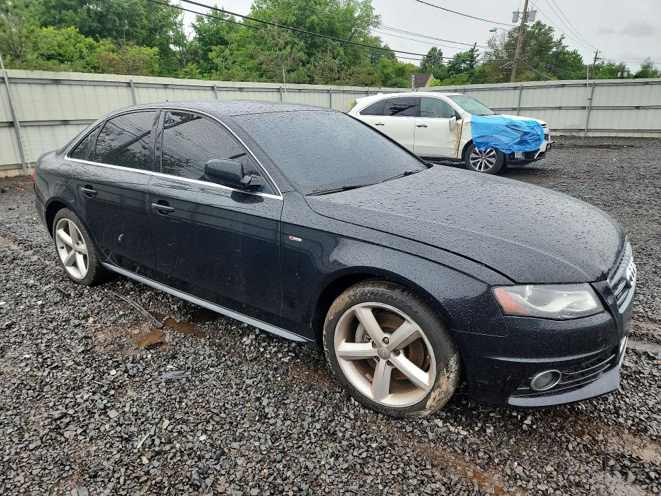 2012 Audi A4 VIN WAUFFAFL5CN014044 COPART salvage auction — WATER/FLOOD, Nj - Cert Of Title-Salvage, sold $450 on 2026-07-17 (photo 4)